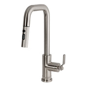Pull-Down Kitchen Faucet, Whitaker, Single-Handle in Brushed Nickel