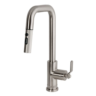 Pull-Down Kitchen Faucet, Whitaker, Single-Handle in Brushed Nickel