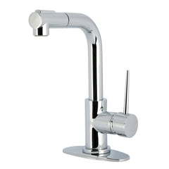 Pull-Out Bar Faucet, New York, Single Handle in Polished Chrome