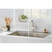 Pull-Out Kitchen Faucet, Mid-Town, Single Handle, Stainless Steel