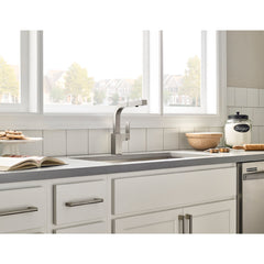 Pull-Out Kitchen Faucet, Mid-Town, Single Handle, Stainless Steel