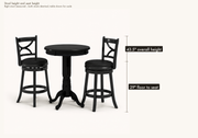 Stool dimensions | stool height 43.5 inches overall, 29 inches floor to seat