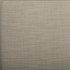 Queen Headboard, Adjustable Height Panel in Talc Polyester