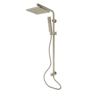 Rain Shower System, Claremont, Wall Mount with Hand Shower in Brushed Nickel