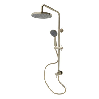 Rain Shower System, Concord, Wall Mount with Hand Shower in Brushed Nickel