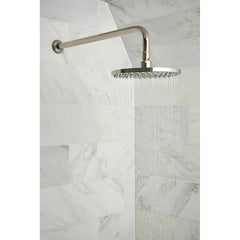Rain Showerhead, Ceiling Mount, 8 Inch Round, Brass, Polished Nickel