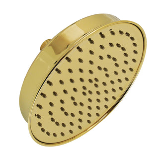 Raindrop Shower Head, Shower Scape, 8-Inch Round in Polished Brass