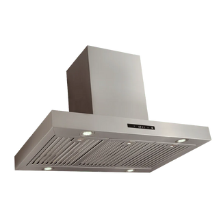 Range Hood, 36 Inches Wide with 550 CFM in Stainless Steel