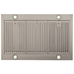 Range Hood, 36 Inches Wide with 550 CFM in Stainless Steel