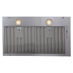 Range Hood Insert, 28 Inches Wide in Stainless Steel