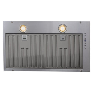 Range Hood Insert, 28 Inches Wide in Stainless Steel