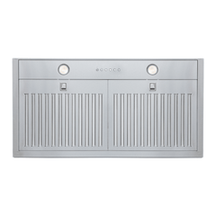 Range Hood Insert, 28 Inches Wide with 600 CFM in Stainless Steel