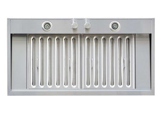 Range Hood Liner with 530 CFM Ducted Blower in Stainless Steel