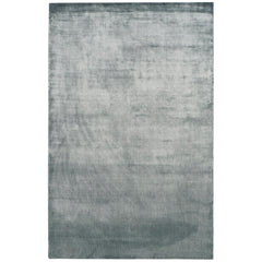 Rectangle Area Rug, 6 ft x 9 ft with Rayon Viscose and Cotton in Rock