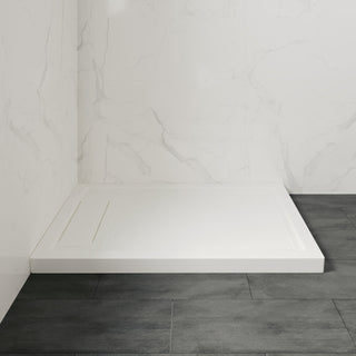Rectangle Shower Base, Single Threshold, Acrylic, 48 x 36 In, White