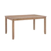 Rectangular Dining Table in Solid Acacia Wood, Graywash