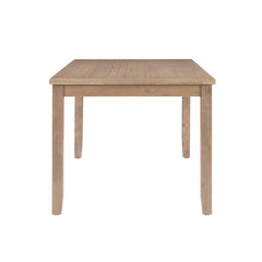 Rectangular Dining Table in Solid Acacia Wood, Graywash