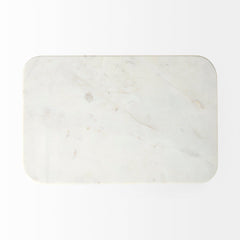 Rectangular Table, White Marble Top with Gold Metal Base