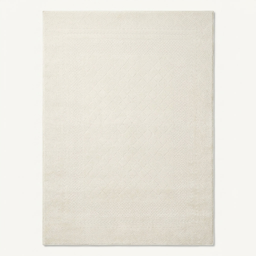 Full rug | the whole rug flat on a plain backdrop, no furniture
