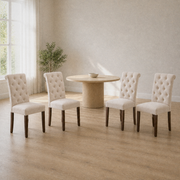 In a room | all four chairs shown together, the complete set of four sold with this listing