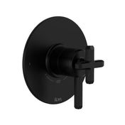 1/2-Inch Two-Function Thermostatic Pressure-Balance Matte Black Trim