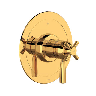 1/2 Thermostatic Pressure-Balance Trim with 3 Functions, English Gold