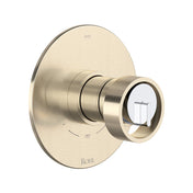 1/2 PB Trim, 3 Thermostatic Functions, Satin Nickel/Polished Chrome