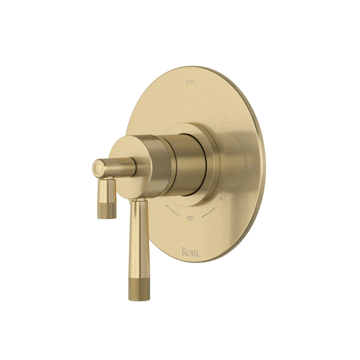 Hero | complete Antique Gold three-function shower control trim