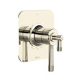 Hero | polished nickel wall-mounted shower trim with cylindrical controls