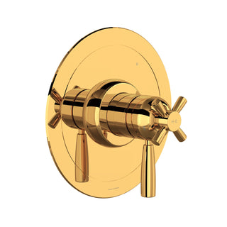 1/2-Inch Thermostatic Pressure-Balance 3-Function Trim, English Gold