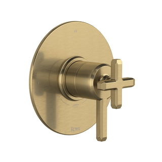 1/2" Thermostatic Pressure-Balance Trim, 3 Functions, Antique Gold