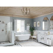 Lifestyle | Frame 02 shows the polished chrome shower trim in a bathroom setting