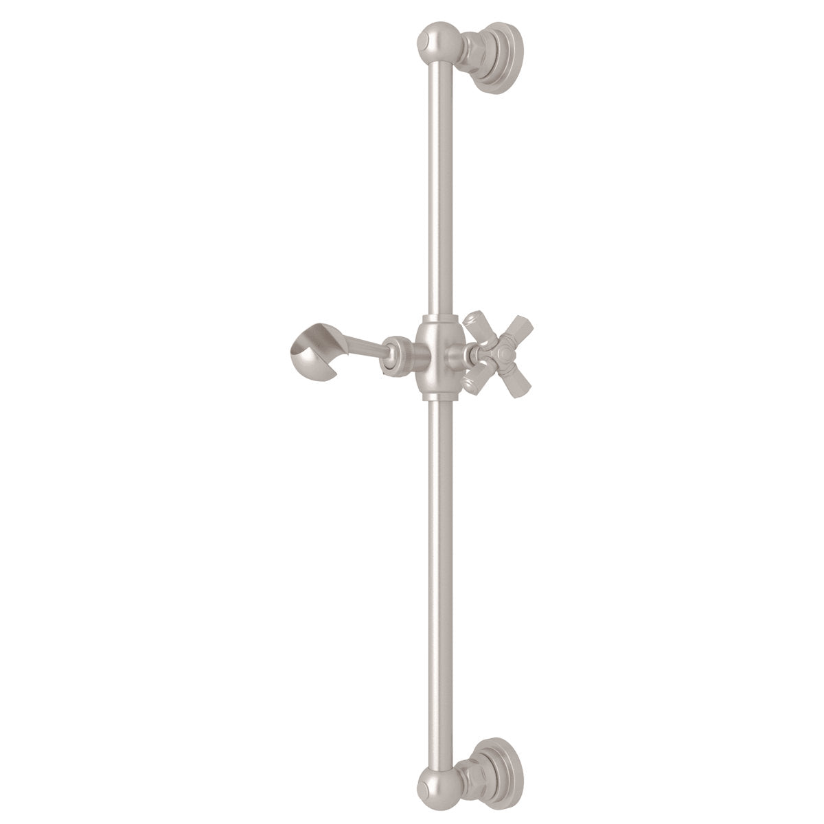 Product view | complete Satin Nickel shower slide bar