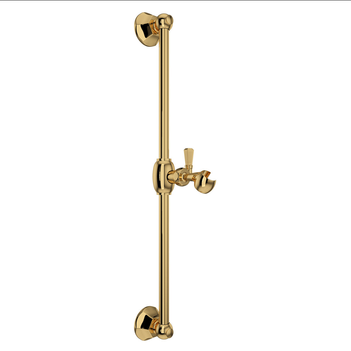 Hero | complete Italian Brass vertical slide bar with adjustable hand-shower bracket