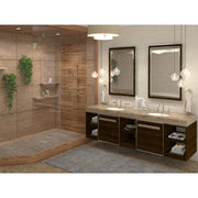 Lifestyle | Italian Brass slide bar installed in a shower