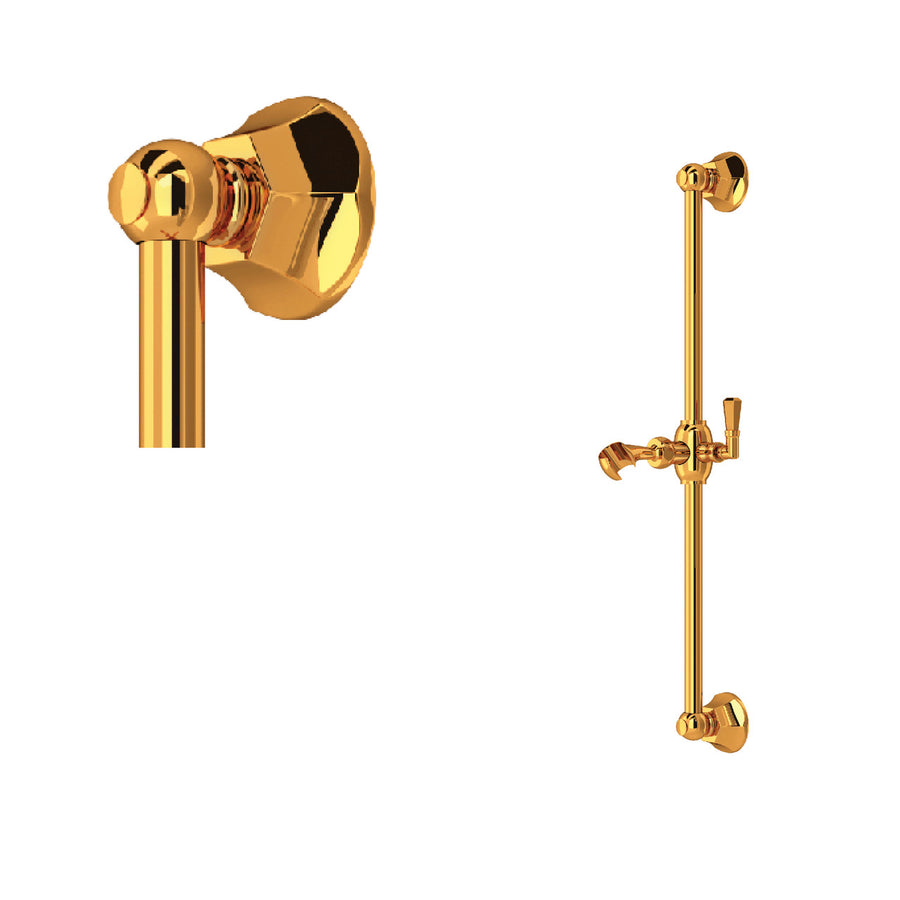 Product view | 24 in Italian Brass Slide Bar manufacturer product photograph