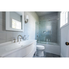 Lifestyle | reflective shower trim scene