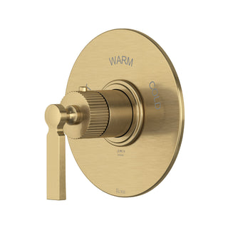 Antique Gold Thermostatic Shower Control Plate Without Volume