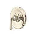 Hero | complete Polished Nickel thermostatic shower trim on white