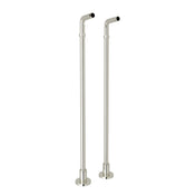 Polished Nickel Floor Pillar Shower Unions by ROHL ZA386-PN