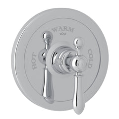Hero | complete polished chrome 3/4-inch thermostatic shower trim