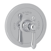 Hero | complete polished chrome 3/4-inch thermostatic shower trim