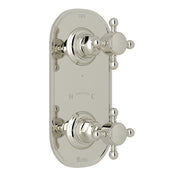 Shower Control Plate, 1/2″ Polished Nickel Thermostatic Trim/Diverter