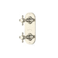 Product view | Shower Control Plate, 1/2″ Polished Nickel Thermostatic Trim/Diverter manufacturer product photograph