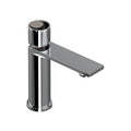 Hero | complete single-handle lavatory faucet in polished chrome and satin nickel
