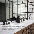 Product view | Single-Handle Lavatory Faucet, Polished Chrome/Satin Nickel manufacturer specification drawing with dimensions