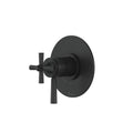 Hero | complete two-function thermostatic pressure-balance shower trim in Matte Black