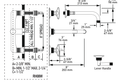 Dimensions | Wall-Mount Sink Fixture Trim manufacturer specification drawing with dimensions