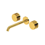 Unlacquered Brass Wall-Mounted Bathroom Sink Faucet Trim