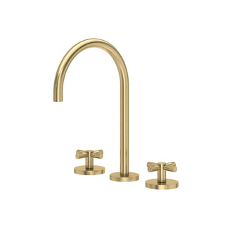 Widespread Lavatory Faucet with C-Spout